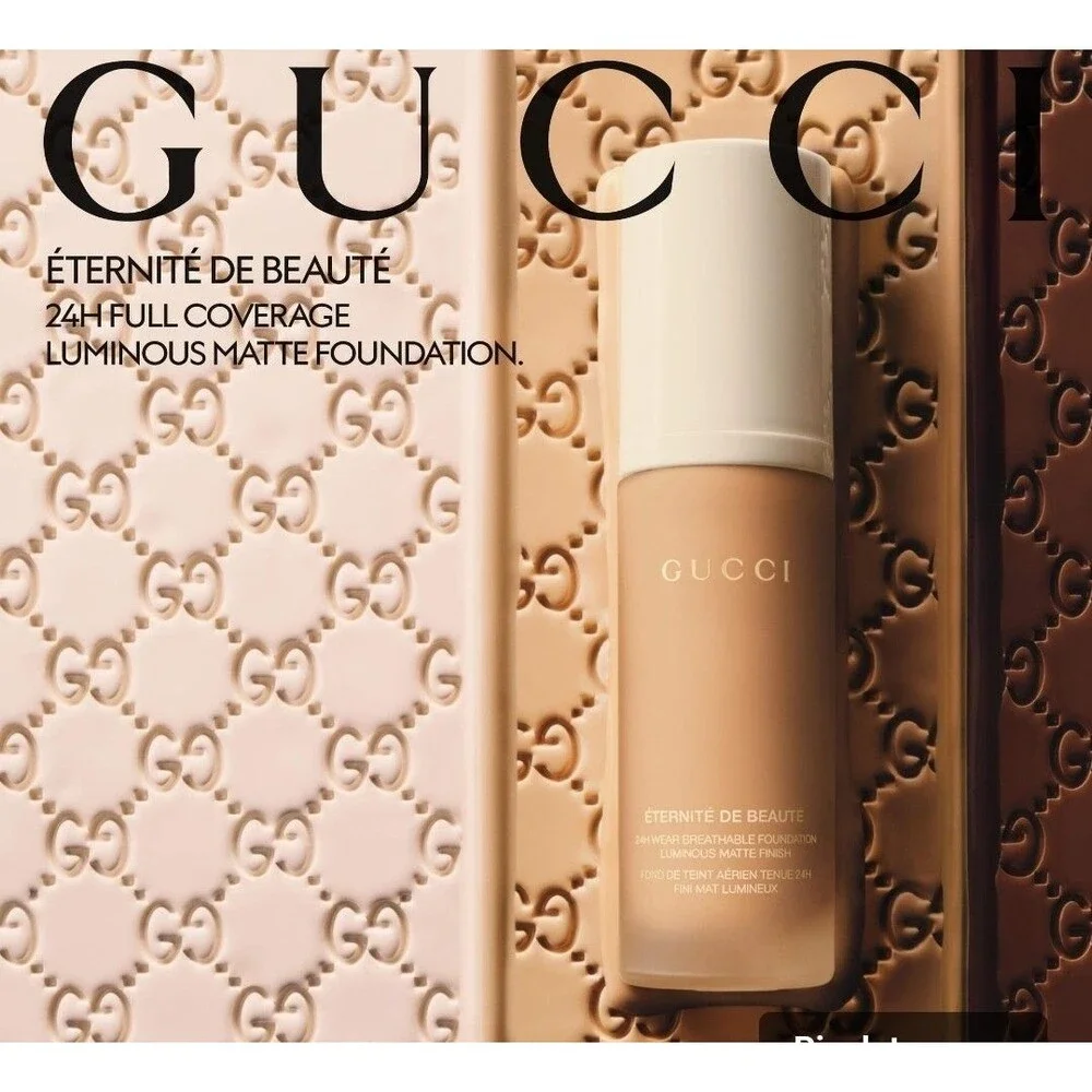 GUCCI 24H WEAR BREATHABLE FOUNDATION LUMNOUS MATTE FINISH MD FAIR 220W